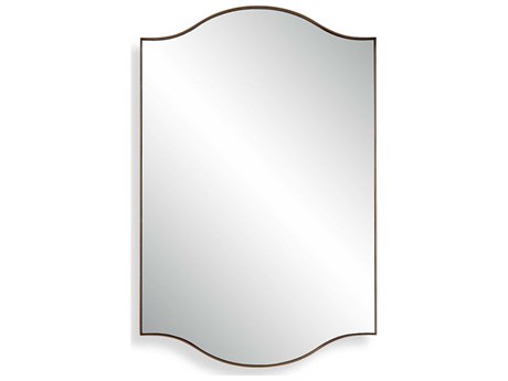 Luxecor Illumination Iron Brushed Gold Paint Wall Mirror