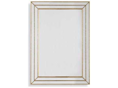 Luxecor Illumination Metallic Gold Rectangular Wall Mirror