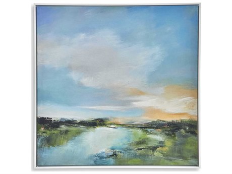 Luxecor Illumination The River Glows Canvas Wall Art