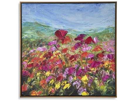 Luxecor Illumination Red Poppy Canvas Wall Art