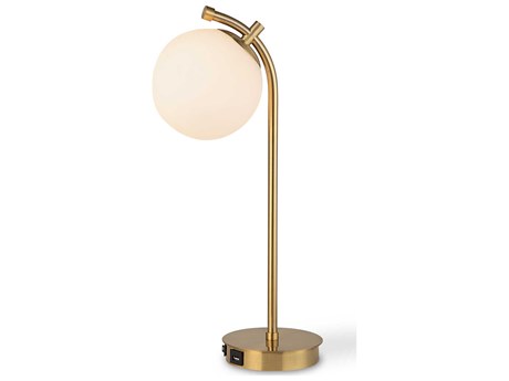 Luxecor Illumination Antique Brass Desk Lamp