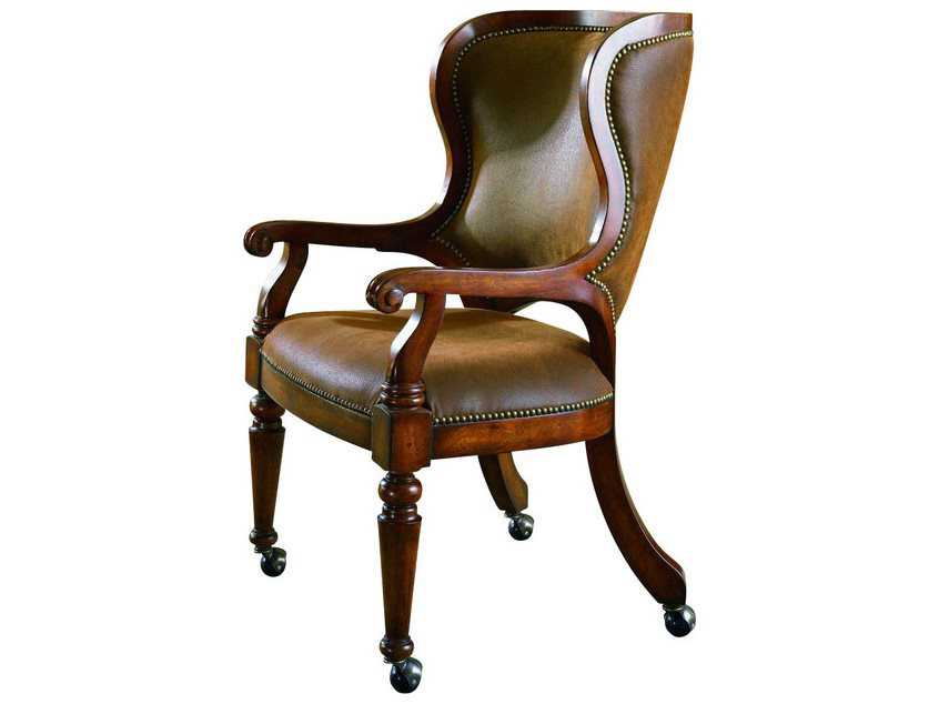 rolling dining room chair