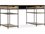 Luxe Designs Black Acacia Wood Secretary Desk  LXD5802115038BLK99