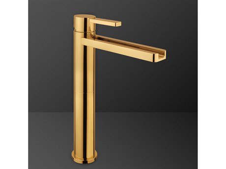 Maestro BathNobilezza Luxury Waterfall Bathroom Faucet  Polished Gold