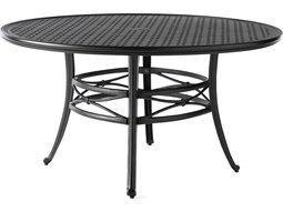 Mallin Napa 9000 Series Cast Aluminum 54'' Round Dining Table with Umbrella Hole