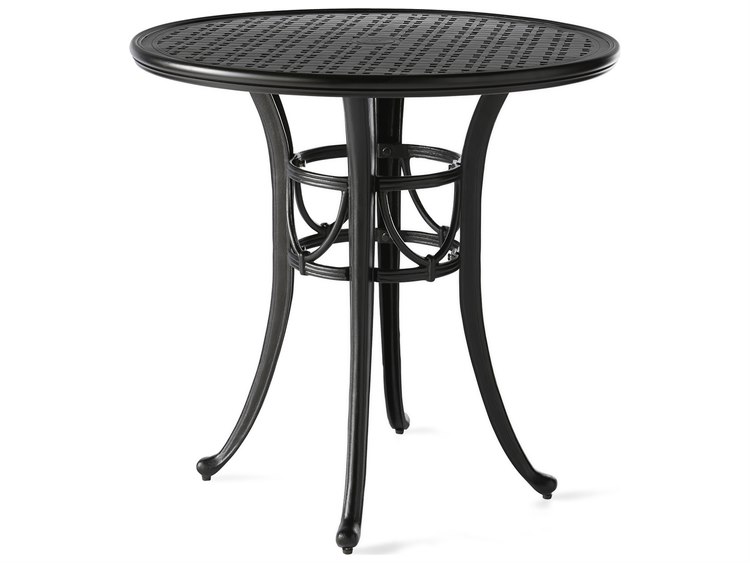 Mallin Napa 9000 Series Cast Aluminum 36'' Round Counter Height Table with Umbrella Hole