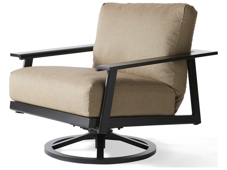 Mallin Dakoda Cushion Aluminum Swivel Rocking Lounge Chair