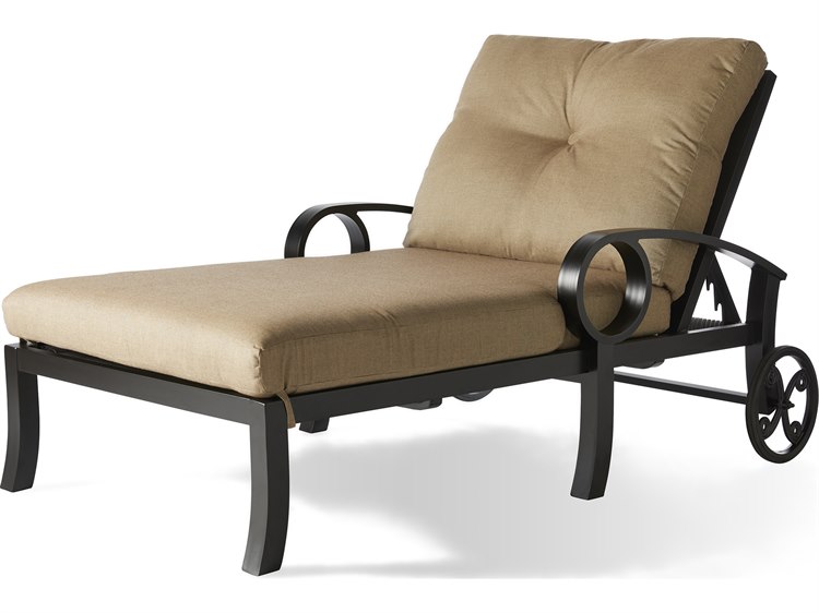 Mallin Eclipse Aluminum Cushion Chaise Lounge