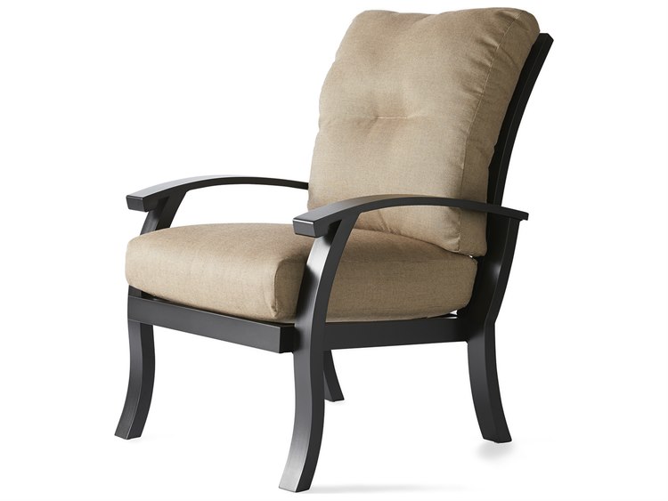 Mallin Georgetown Cushion Aluminum Dining Arm Chair