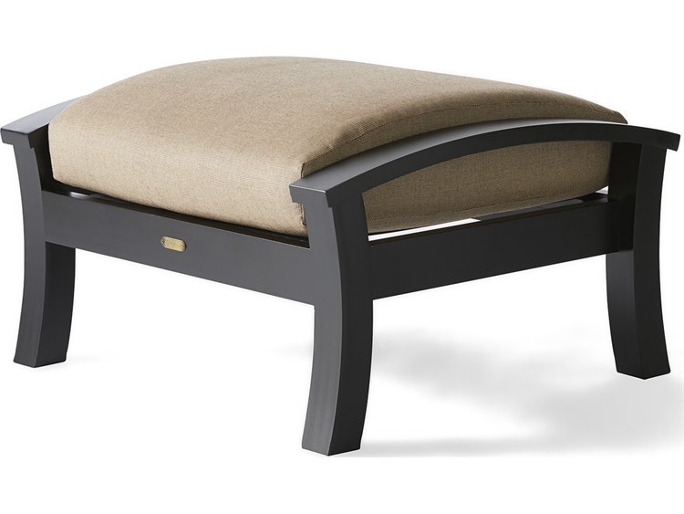 Mallin Georgetown Cushion Aluminum Outdoor Patio Ottoman