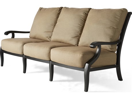 Mallin Turin Cushion Cast Aluminum Sofa
