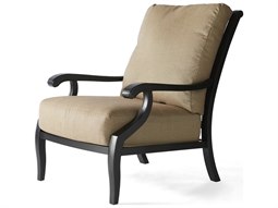 Mallin Turin Cushion Cast Aluminum Lounge Chair