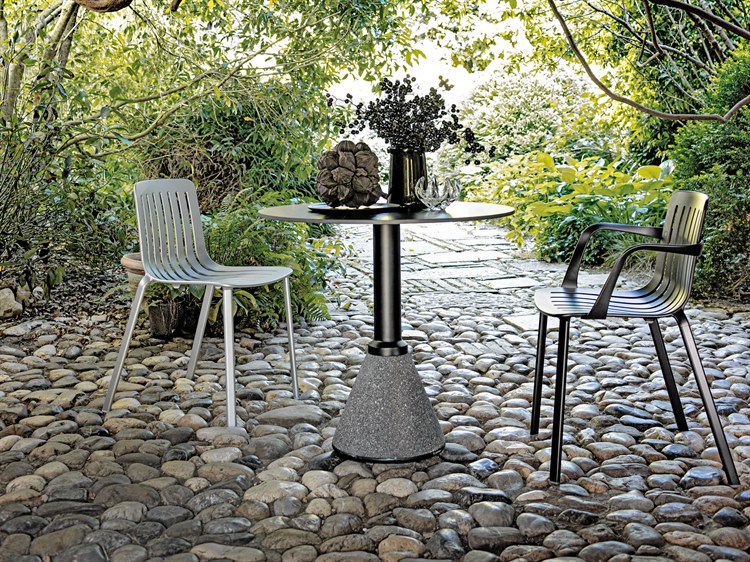 Magis Outdoor Plato White Aluminum Metal Dining Chair | MAOSD1230B