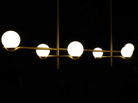 Mobital Constellation 6-Light Brass Linear Pendant