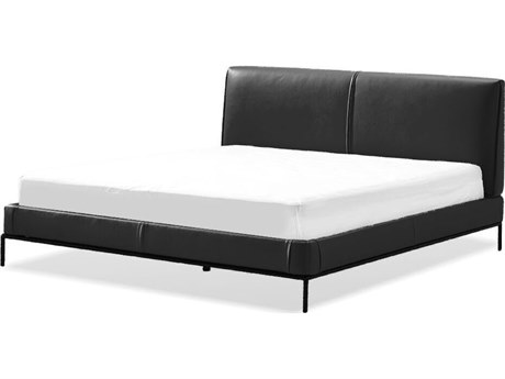 Mobital Barolo Black Plywood Queen Platform Bed