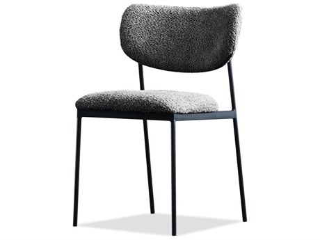 Mobital Clique Gray Upholstered Armless Dining Chair