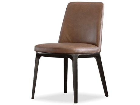 Mobital Maven Brown Leather Armless Dining Chair