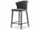 Mobital Ariel Leather Upholstered Pewter Black Counter Stool  MBDCSARIEPEWTPCBLA