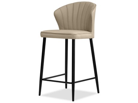 Mobital Ariel Wheat Leather Counter Stool