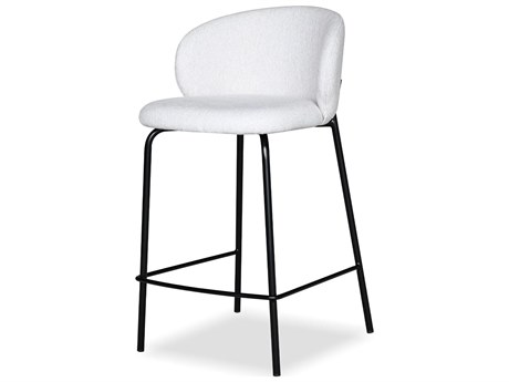 Mobital Shepley Upholstered Poplar Wood Counter Stool