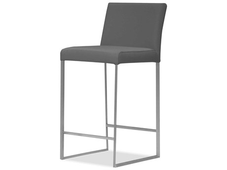 Mobital Tate Smoke Leather Counter Stool