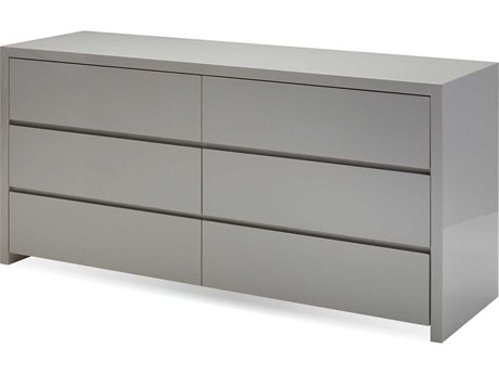 Mobital Blanche 6-Drawers Gray Double Dresser
