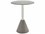 Mobital Cayo 23" Round Metal White Concrete Dining Table  MBDTACAYOWHIT