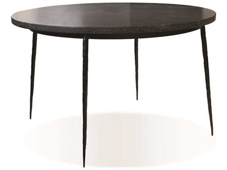 Mobital Kaii Round Marble Black Dining Table