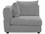 Mobital Armstrong 41" Gray Fabric Accent Chair Modular  MBSECARMSIVORLAF