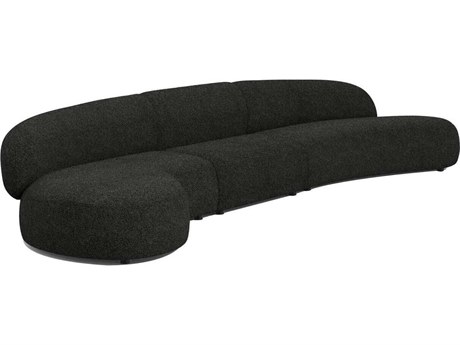 Mobital Moritz Gray Upholstered Sectional Sofa