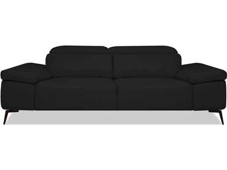 Mobital Camello Black Leather Sofa