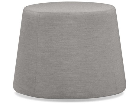 Mobital Rolo Heather Grey Upholstered Ottoman