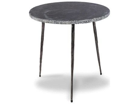 Mobital Kaii Round Marble Black End Table