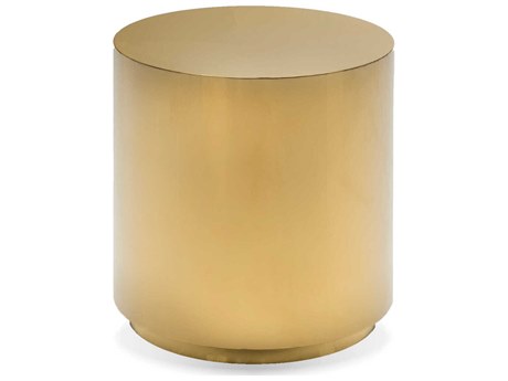 Mobital Sphere Round Metal Gold End Table