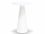 Mobital Tower 10'' Wide Round White Low Pedestal Table  MBWENTOWEWHITSMALL