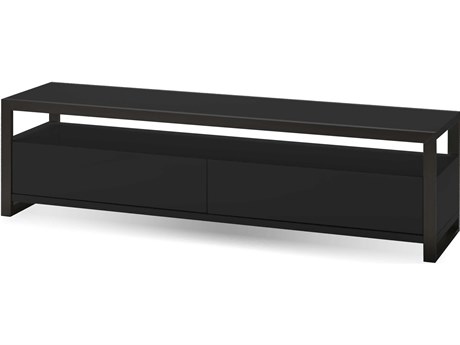 Mobital Brando 63" Walnut Wood Matte Black Media Console