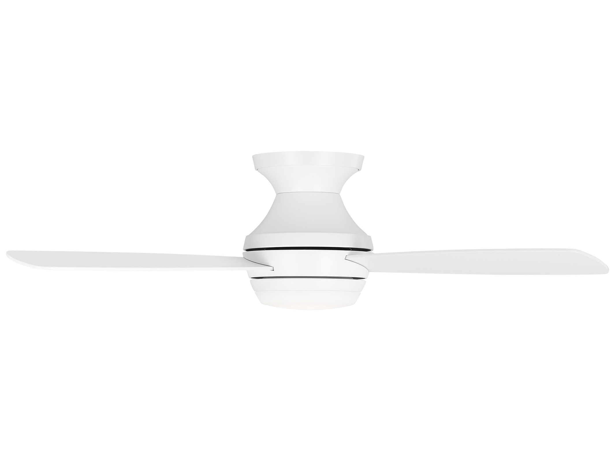 Monte Carlo Fans Ikon Matte White 1light 44'' Wide LED Indoor Ceiling