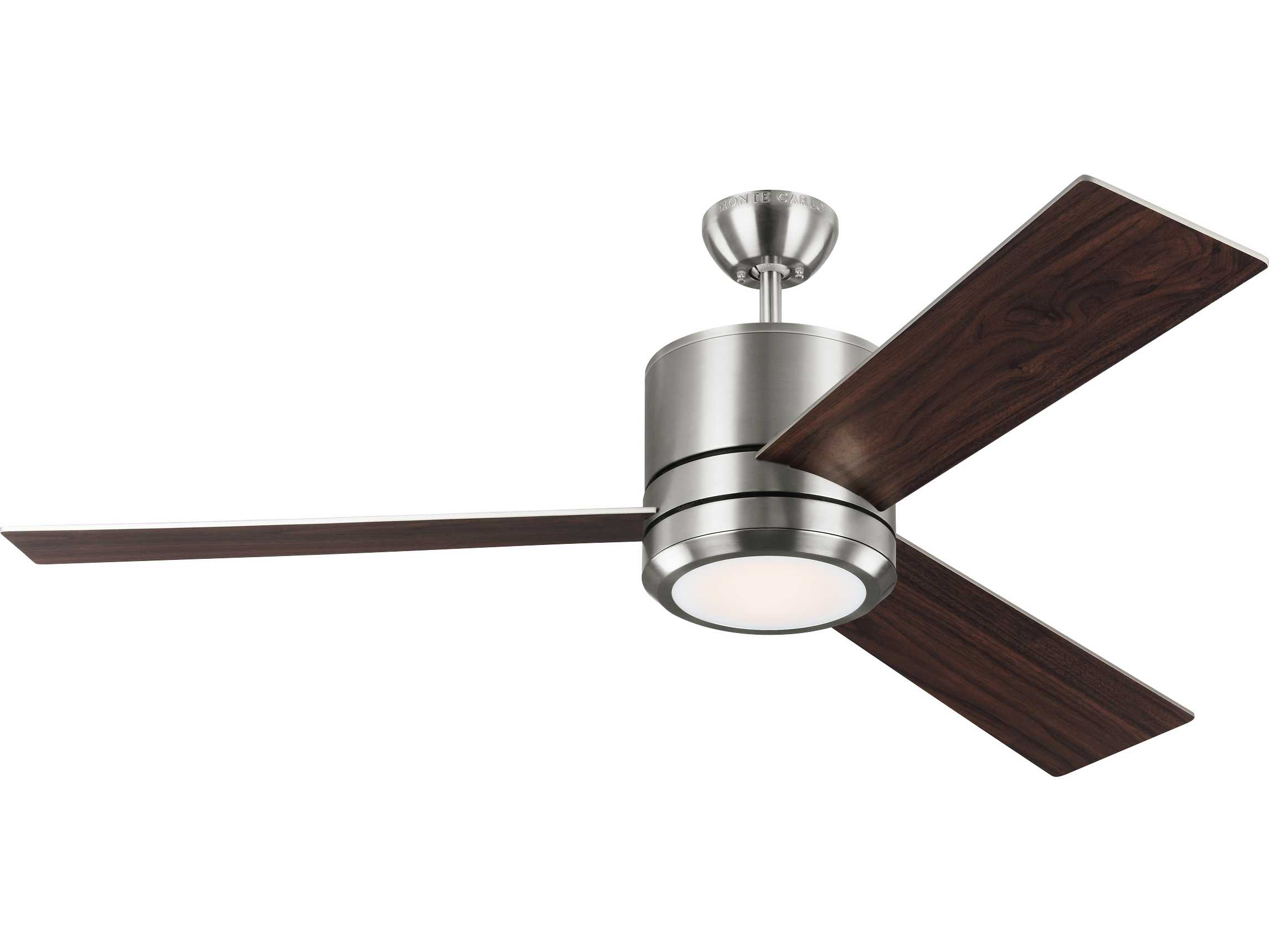 Monte Carlo Fans Vision Max Brushed Steel 56 Wide Led Indoor Monte Carlo Fans Vision Max Brushed Steel 56 Wide Led Indoor Outdoor Ceiling