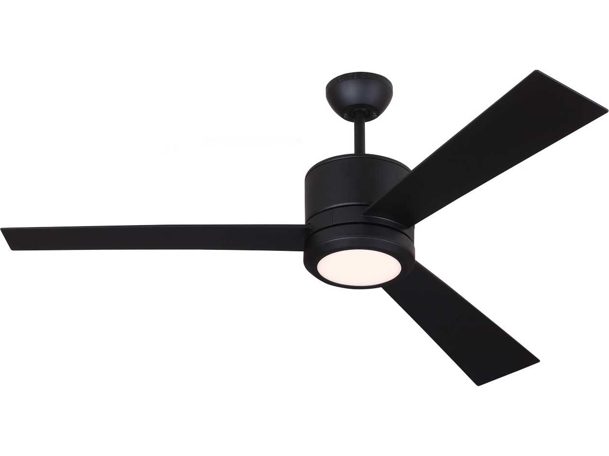 Monte Carlo Fans Vision Rubberized Black 52