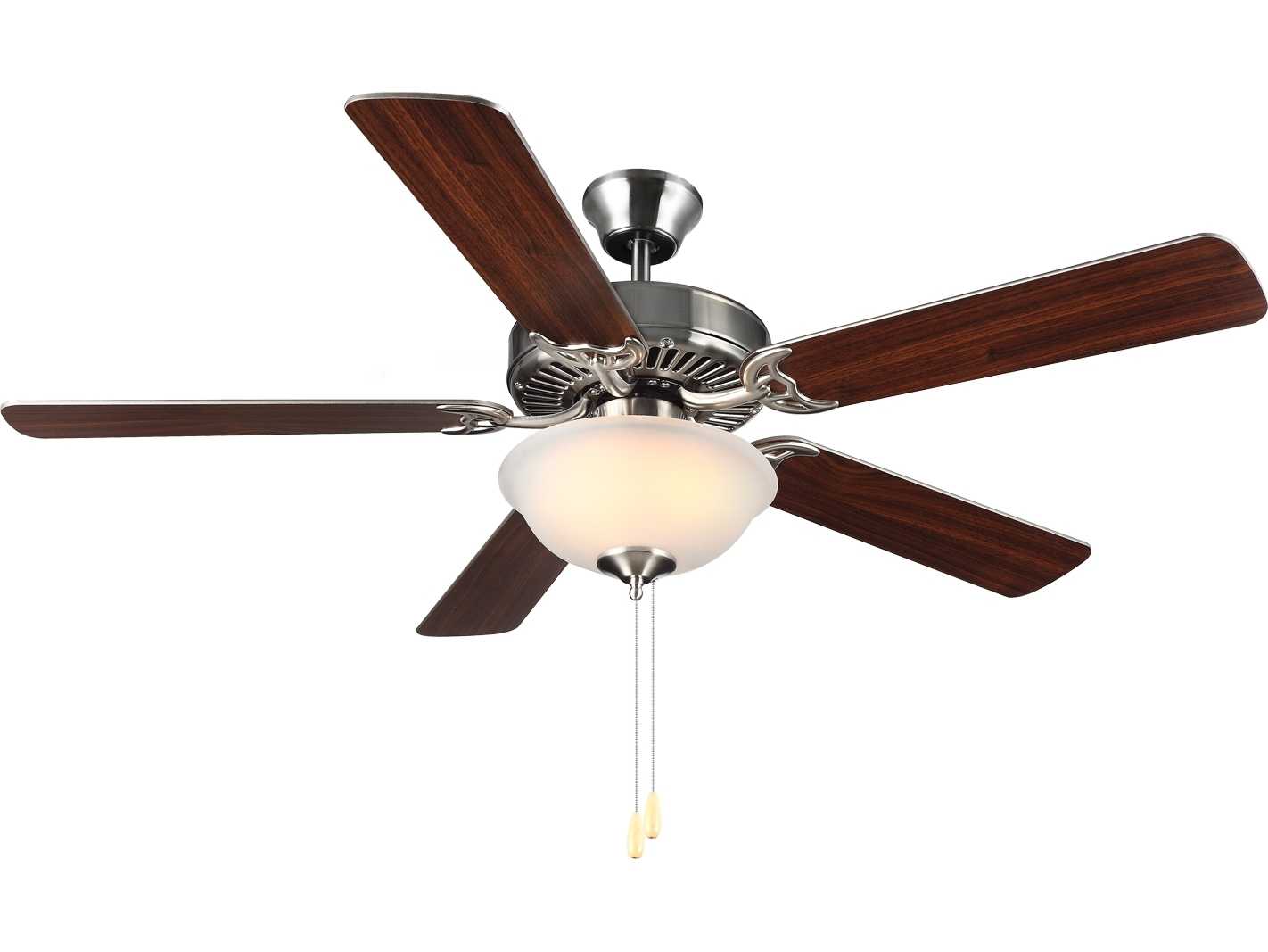 Monte Carlo Fans HomeBuilder II Brushed Steel 52'' Wide ...