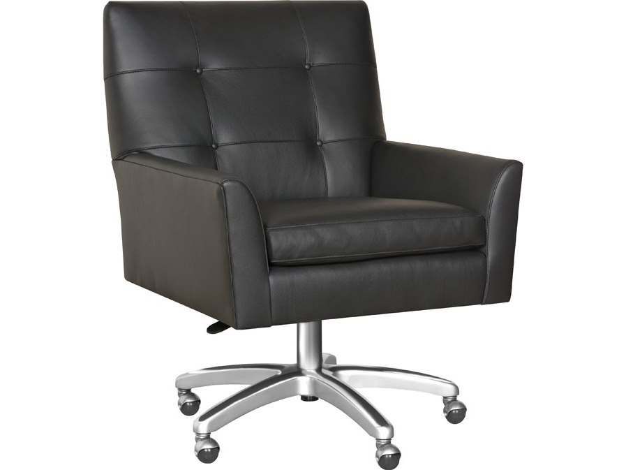 McKInley Leather Regency Ergonomic Swivel Chair