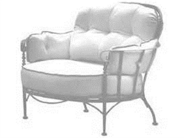 Meadowcraft Athens Deep Seating Wrought Iron Cuddle Lounge Chair