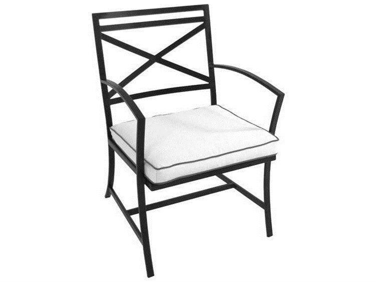 Meadowcraft Maddux Wrought Iron Dining Arm Chair