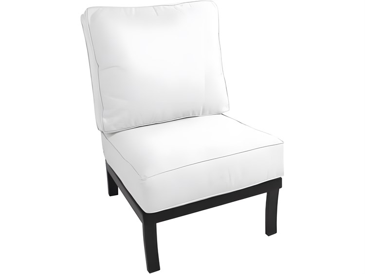 Meadowcraft Maddux Wrought Iron Modular Outdoor Lounge Chair