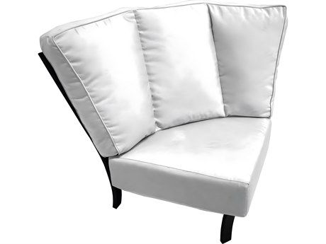 Meadowcraft Maddux Wrought Iron Corner Outdoor Patio Lounge Chair