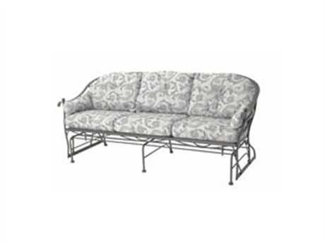 Meadowcraft Milano Wrought Iron Cushion Arm Glider Sofa Replacement Cushions
