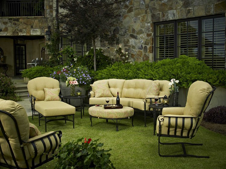 wrought iron lounge set