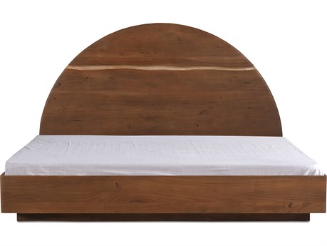 Moe's Home Watson Brown Acacia Wood King Platform Bed