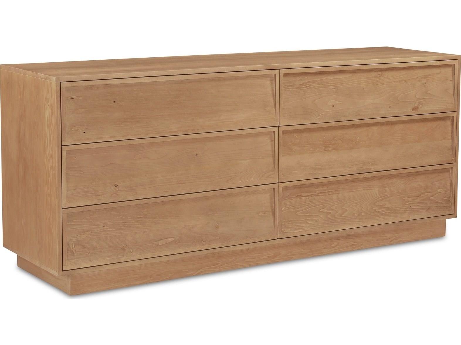 Hudson 6-Drawers Hardwood Double Dresser