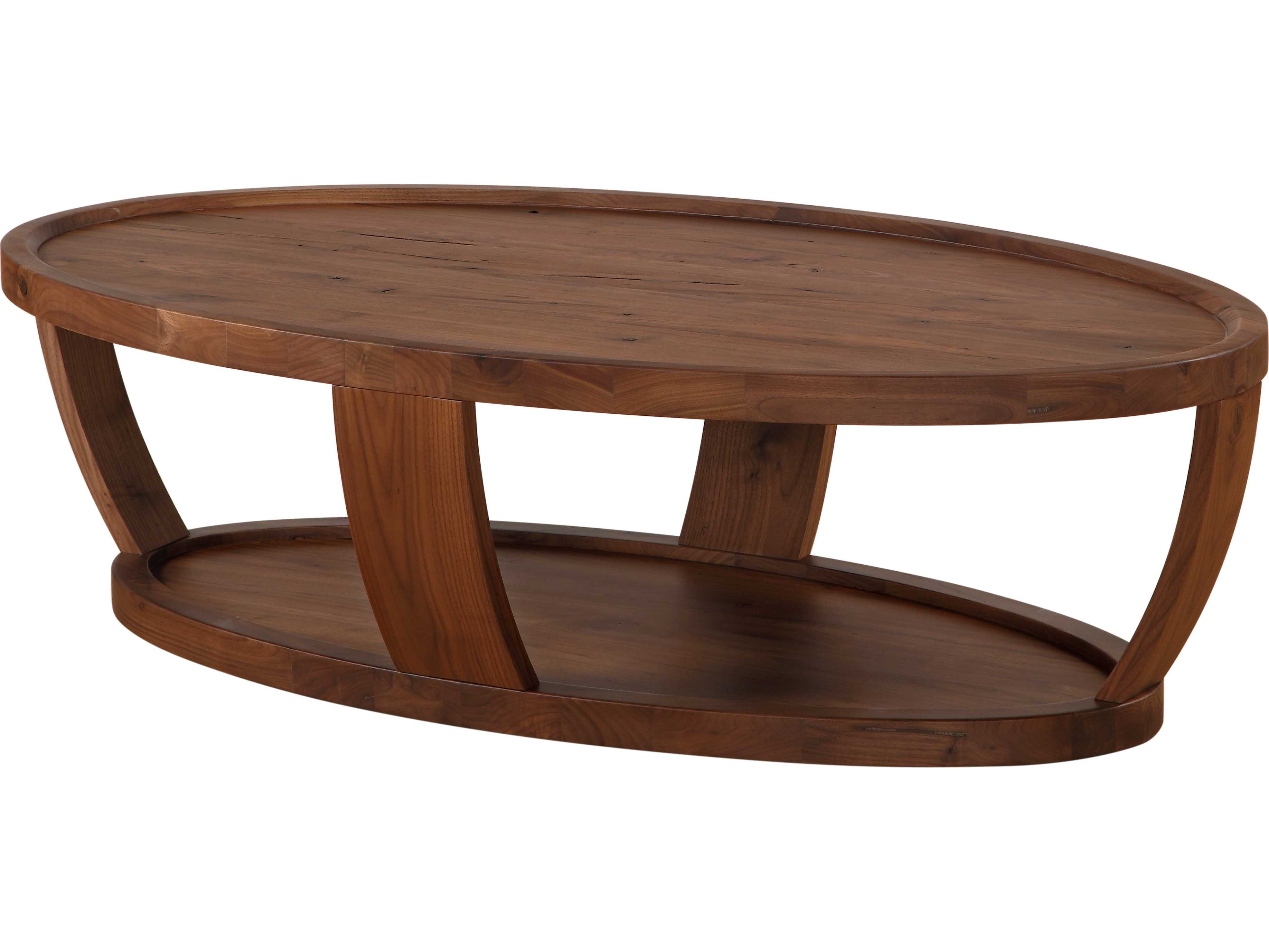 Moe S Home Collection Dylan Rustic Walnut 56 X 30 Oval Coffee Oval Coffee Table Moe S Home Collection Dylan Rustic Walnut 56 X 30